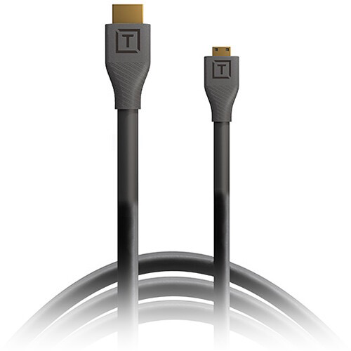 Tether Tools TetherPro Micro-HDMI to HDMI Cable with Ethernet (Black, 15)