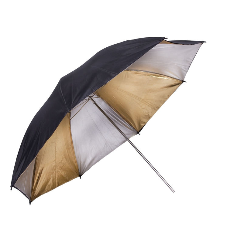 Promaster 60” Professional Series Black/Gold/Silver Umbrella