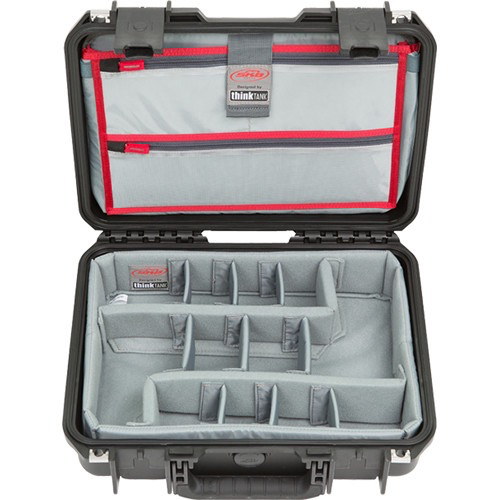 SKB iSeries 1510-4 Case with Think Tank Photo Dividers & Lid Organizer (Black)