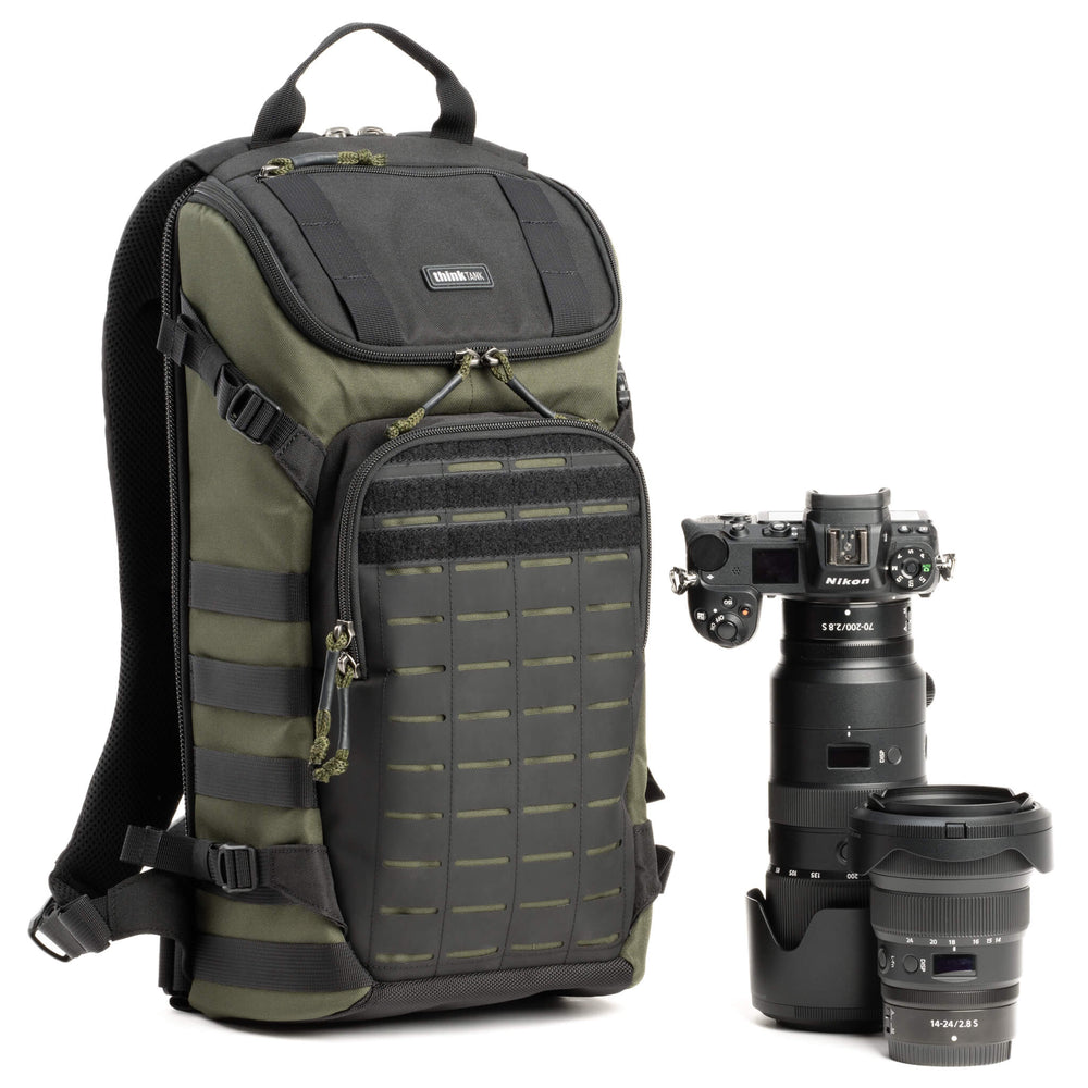 Think Tank Photo DarkLight Backpack (Montane Green, 14L)