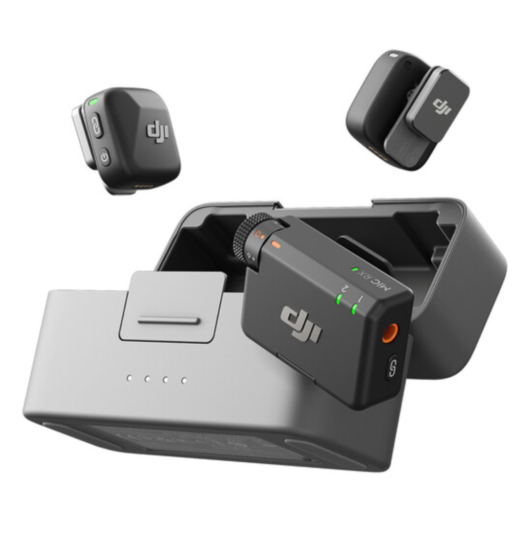 DJI Mic Mini 2-Person Compact Wireless Microphone System for Camera & Smartphone (2.4 GHz)