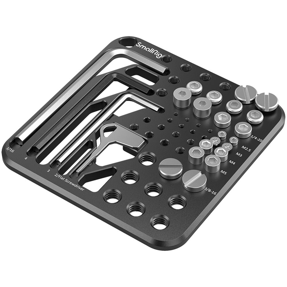 SmallRig Screw and Allen Wrench Storage Plate Kit