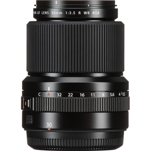 Fujifilm GF 30mm f/3.5 R WR GFX Lens (Black)