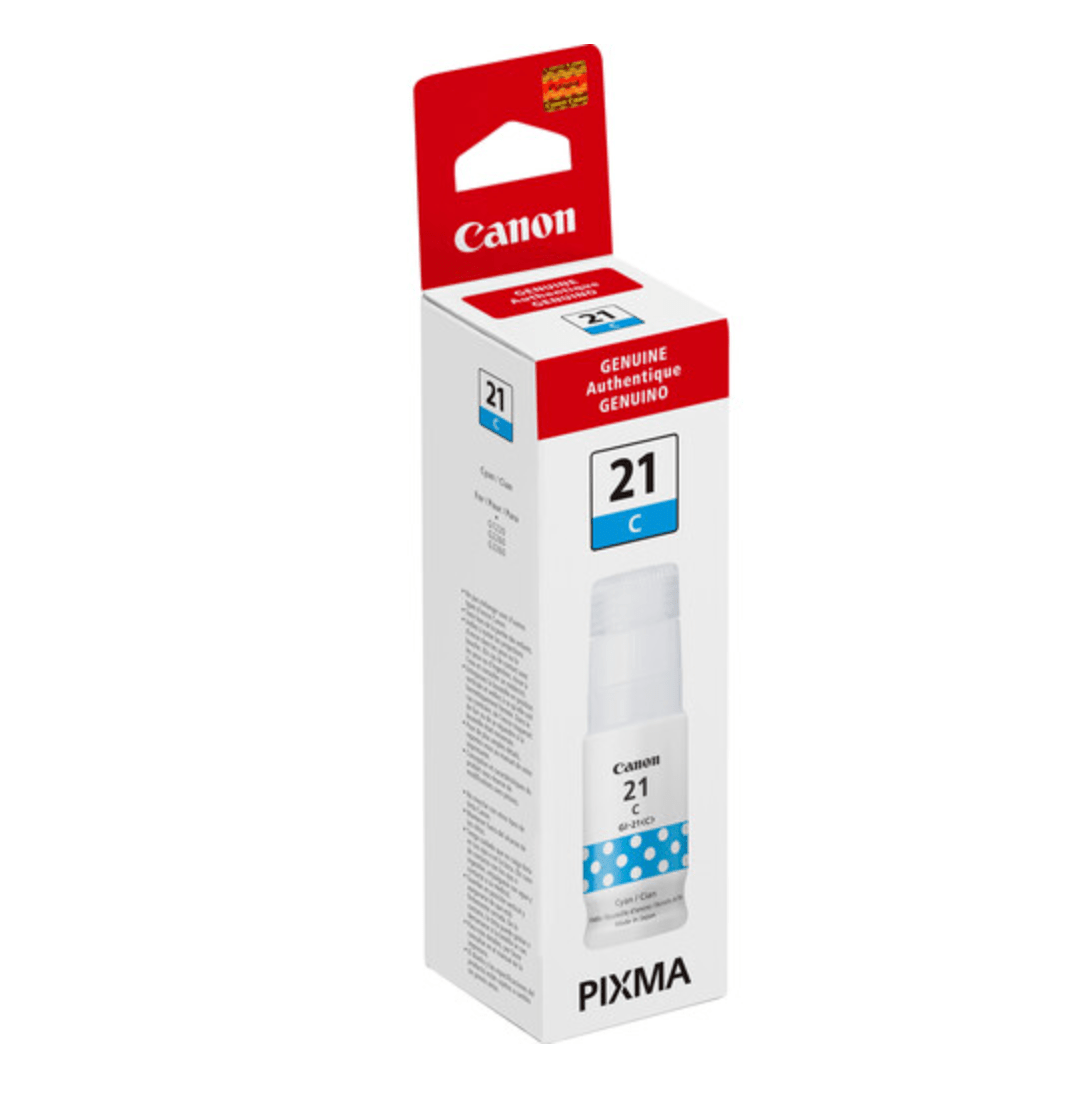 Canon GI - 21 Cyan Ink Bottle (70mL) - B&C Camera