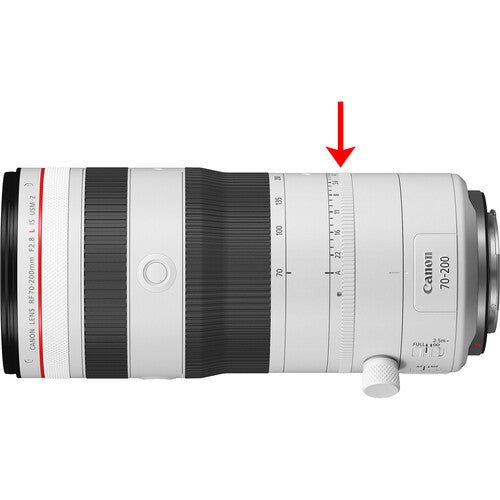 Canon RF 70 - 200mm f/2.8 L IS USM Z Lens (White, Canon RF) - B&C Camera