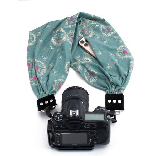 Capturing Couture Dandelion Scarf Camera Strap - B&C Camera