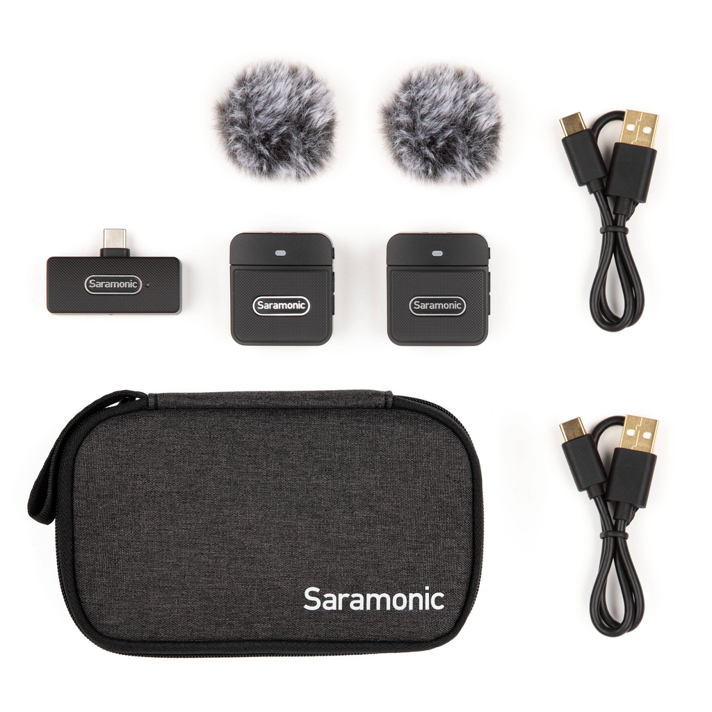 Saramonic Blink 100 B6 2-Person Compact Digital Wireless Clip-On Microphone System with USB-C Connector (2.4 GHz)