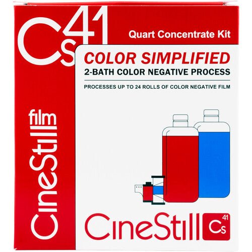 CineStill Film Cs41 C - 41 Color Negative Film Liquid Developing Kit (to Make 32 oz) - B&C Camera