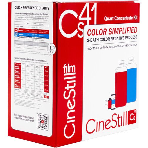 CineStill Film Cs41 C - 41 Color Negative Film Liquid Developing Kit (to Make 32 oz) - B&C Camera