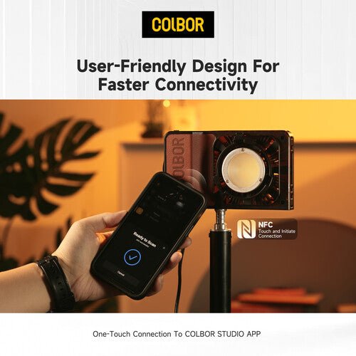 COLBOR W100R Portable RGB LED Monolight - B&C Camera