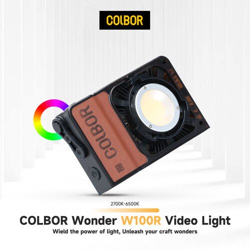 COLBOR W100R Portable RGB LED Monolight - B&C Camera