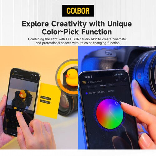 COLBOR W100R Portable RGB LED Monolight - B&C Camera