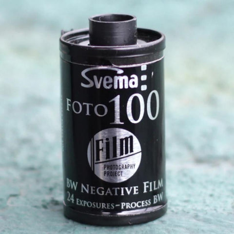 Film Photography Project Svema Foto 100 Black & White Film - ISO 100 (35mm) (24 Exposures)