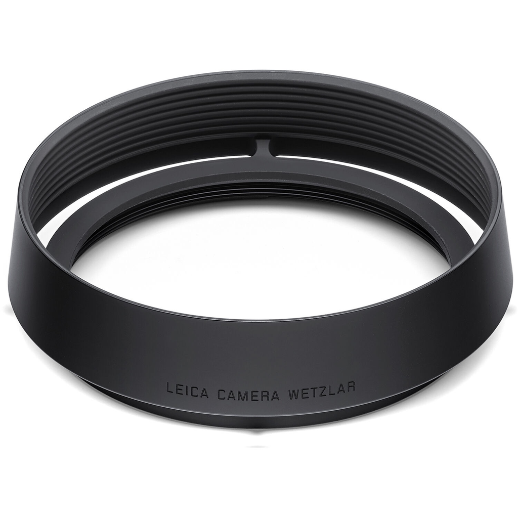 Leica Round Lens Hood Q (Aluminum, Black)
