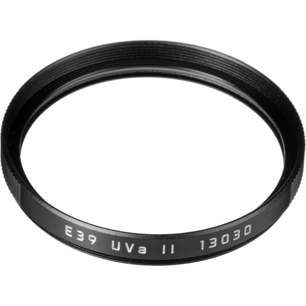 Leica E39 UVa II Filter (Black)