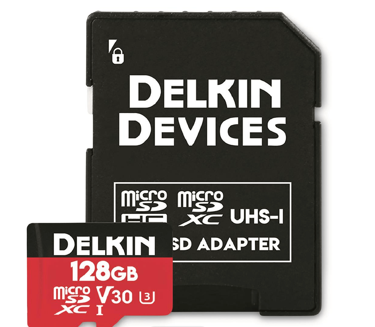 Delkin Devices 128gb ACTION microSD U3 Memory Card - B&C Camera