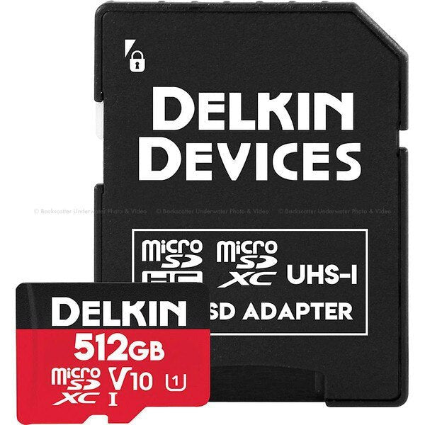 Delkin Devices 512GB Advantage microSDXC UHS - I (V30) Memory Card - B&C Camera