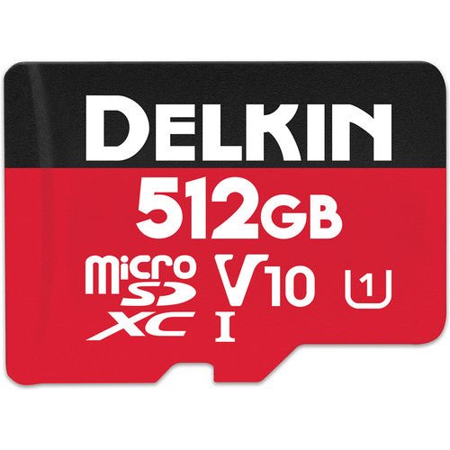 Shop Delkin Devices 512GB SELECT UHS-I microSDXC Memory Card by Delkin at B&C Camera