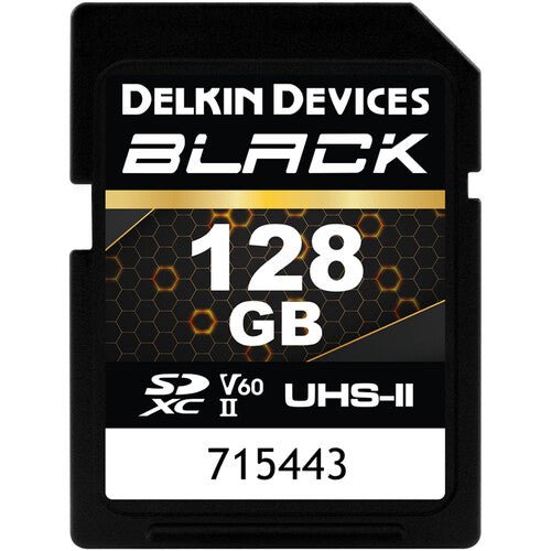 Shop Delkin Devices BLACK UHS-II Rugged SD Card - 128gb by Delkin at B&C Camera