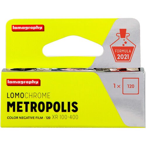 Expired Lomography LomoChrome Metropolis 100-400 Color Negative Film (120 Roll Film, Expired 2019) - B&C Camera