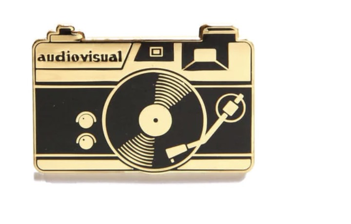 Photogenic Supply Co. Audiovisual Pin (Gold Hour)