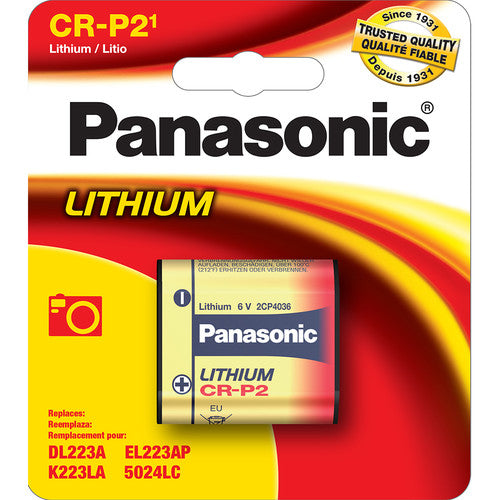 Shop Panasonic CR-P2PA/1B Photo Lithium Battery (6V) by Panasonic at B&C Camera