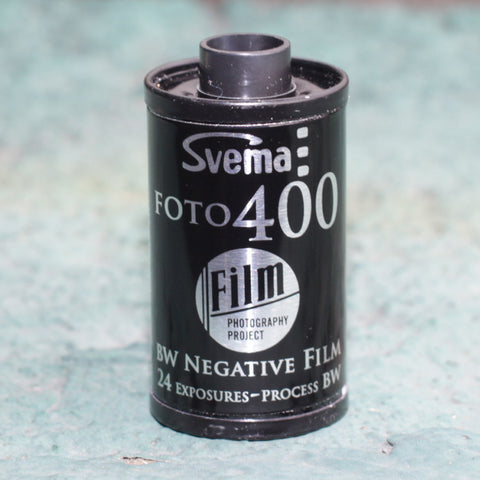 Film Photography Project Svema Foto Black & White Film - ISO 400 (35mm) (24 Exposures) (1 Roll)