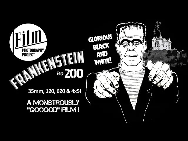35MM B&W FILM - FRANKENSTEIN 200 (35mm 1 ROLL)