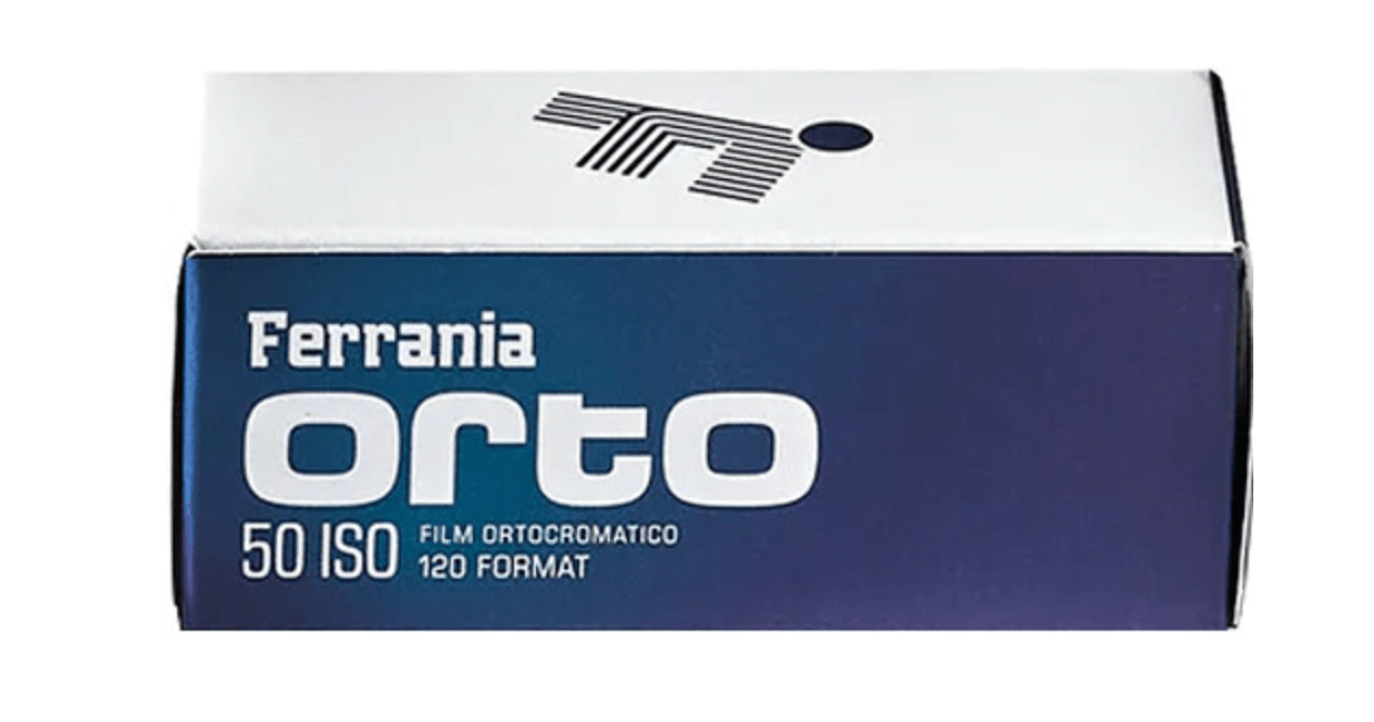 Ferrania Orto 50 ISO Orthochromatic Film (120 Roll Film) - B&C Camera