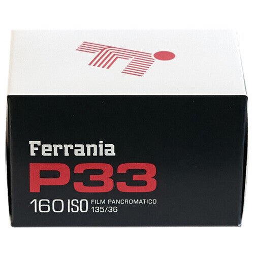 Ferrania P33 160 ISO Black and White Film (35mm Roll Film, 36 Exposures) - B&C Camera