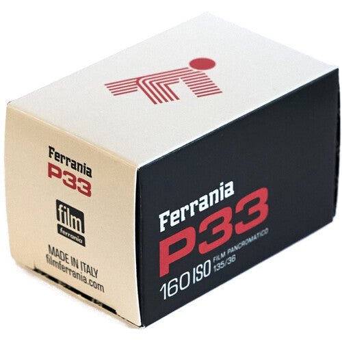 Ferrania P33 160 ISO Black and White Film (35mm Roll Film, 36 Exposures) - B&C Camera
