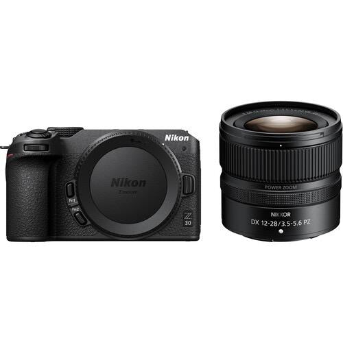 Nikon Z 30 DX-Format Mirrorless Camera Body with NIKKOR Z DX 12-28mm f/3.5-5.6 PZ VR Lens