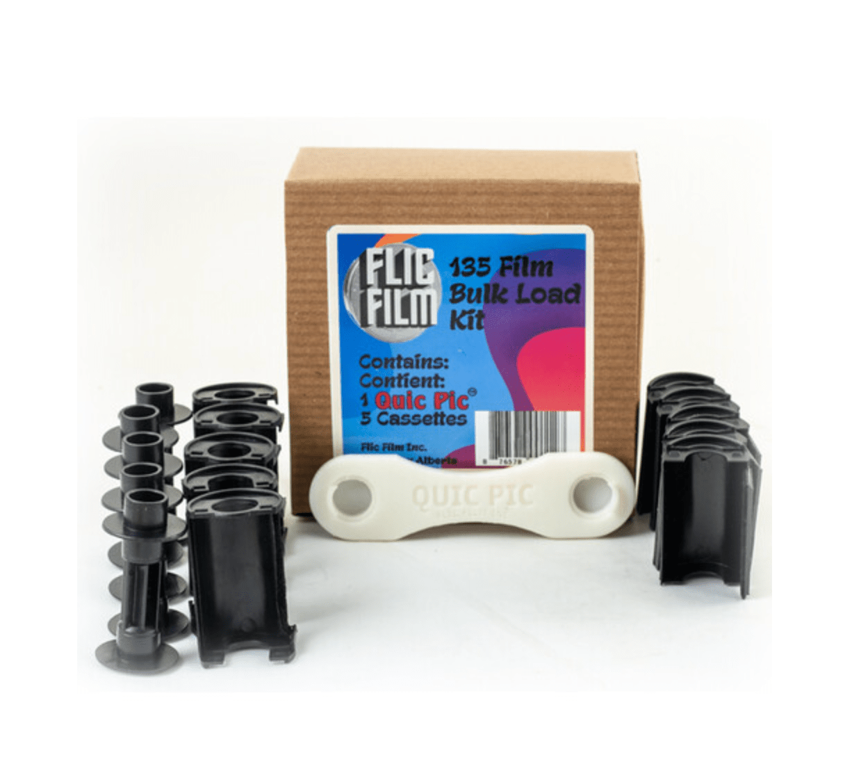 Flic Film 35mm Film Bulk Loading Cassette Kit with New Quic Pic - B&C Camera