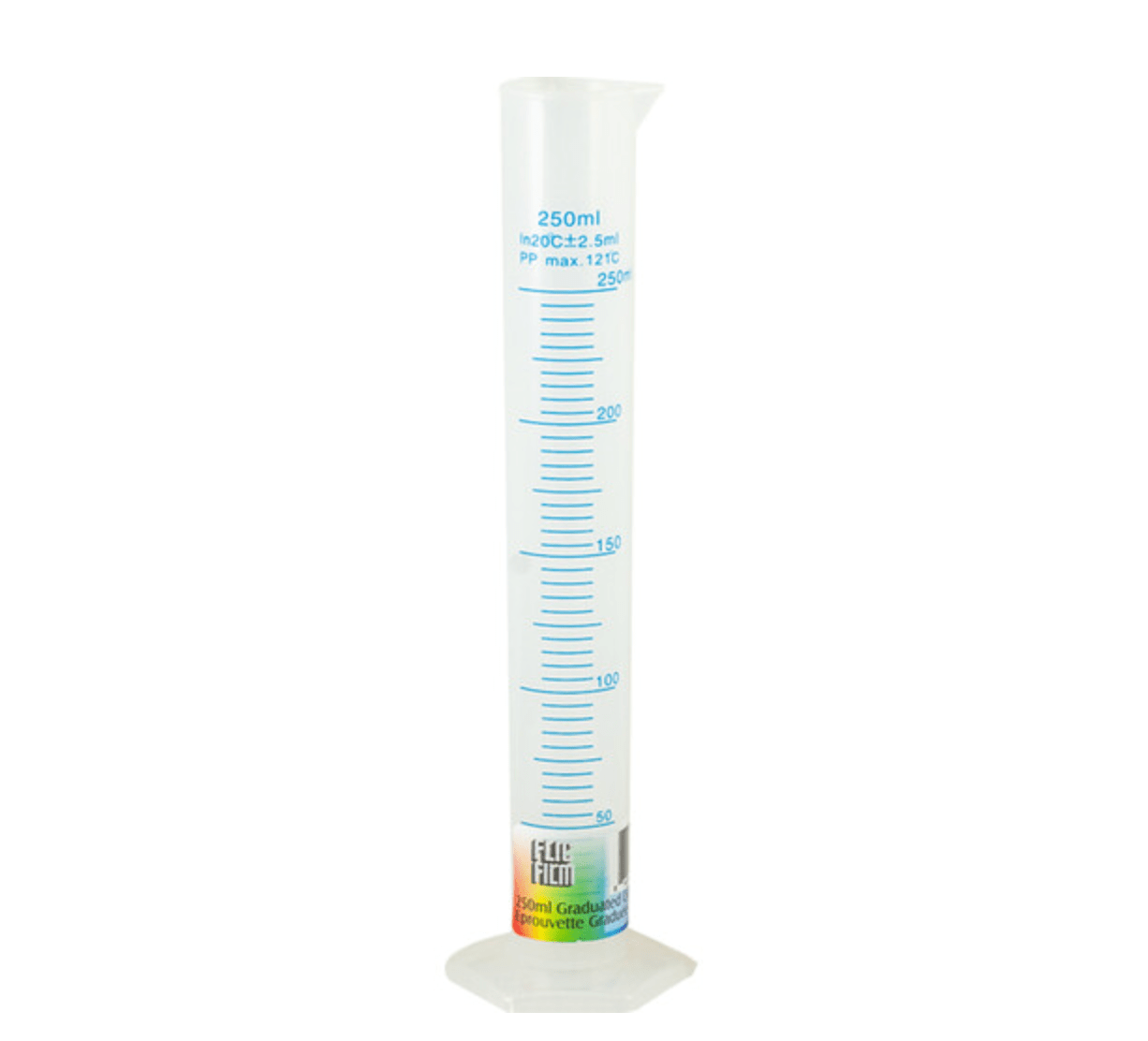 Flic Film Graduated Cylinder (250mL) - B&C Camera