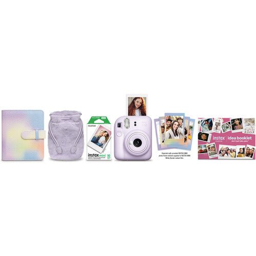 Fujifilm Instax Mini 12 Lilac Purple Holiday Bundle - B&C Camera