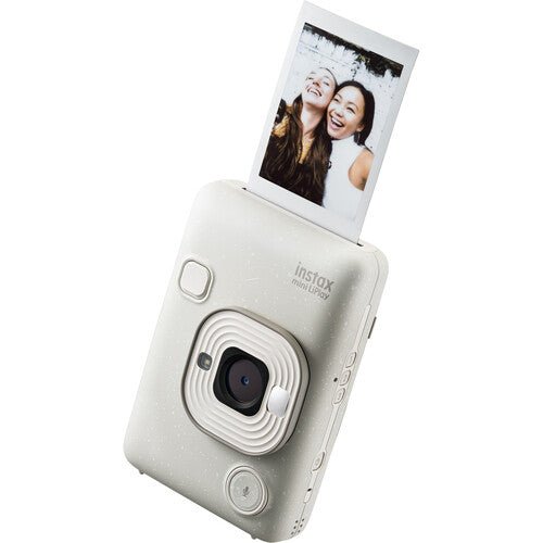 FUJIFILM INSTAX MINI Liplay Hybrid Instant Camera (Misty White) - B&C Camera