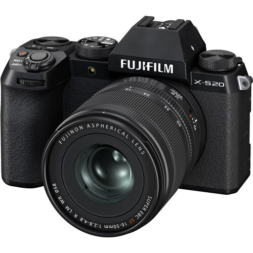 Fujifilm X - S20 Body, Black with XF16 - 50mmF2.8 - 4.8 R LM WR Lens Kit - B&C Camera