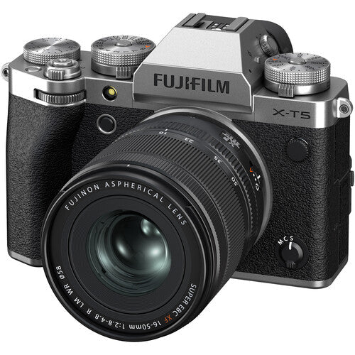 Shop Fujifilm X-T5 Body, Silver with XF16-50mmF2.8-4.8 R LM WR Lens Kit by Fujifilm at B&C Camera