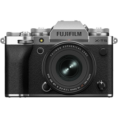 Fujifilm X - T5 Body, Silver with XF16 - 50mmF2.8 - 4.8 R LM WR Lens Kit - B&C Camera