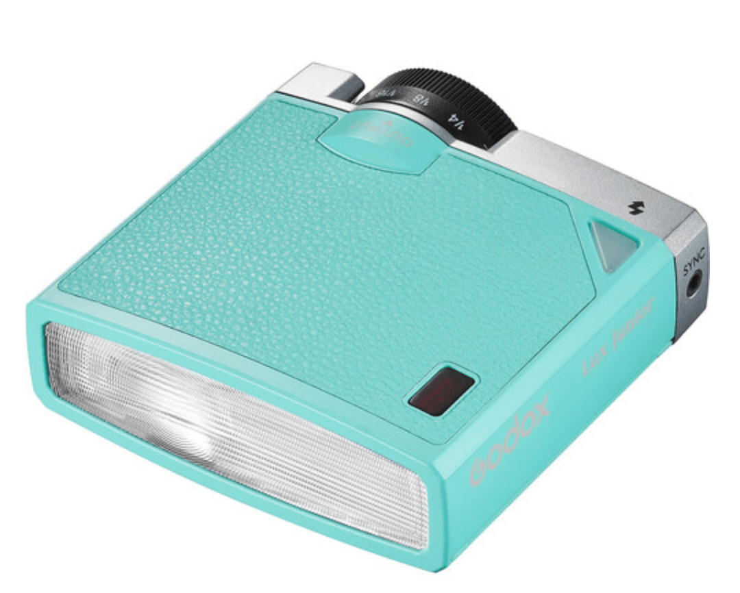 Godox Lux Junior Retro Camera Flash (Mint Green) - B&C Camera