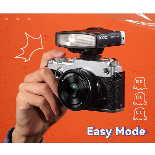 Godox Lux Junior Retro Camera Flash (White)