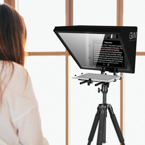 GVM Teleprompter T! - L for Tablets and Smartphones with Remote Control - B&C Camera