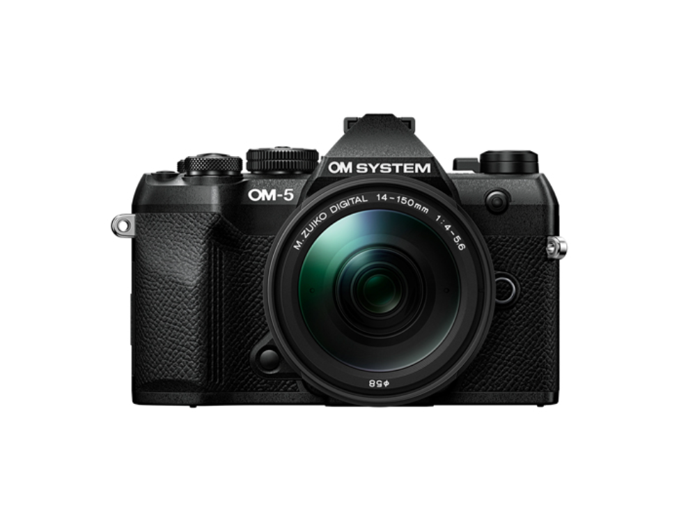 Shop OM SYSTEM OM-5 Mark II Black w/ M.ZUIKO DIGITAL 14-150mm f4.0-5.6 II by OM System at B&C Camera