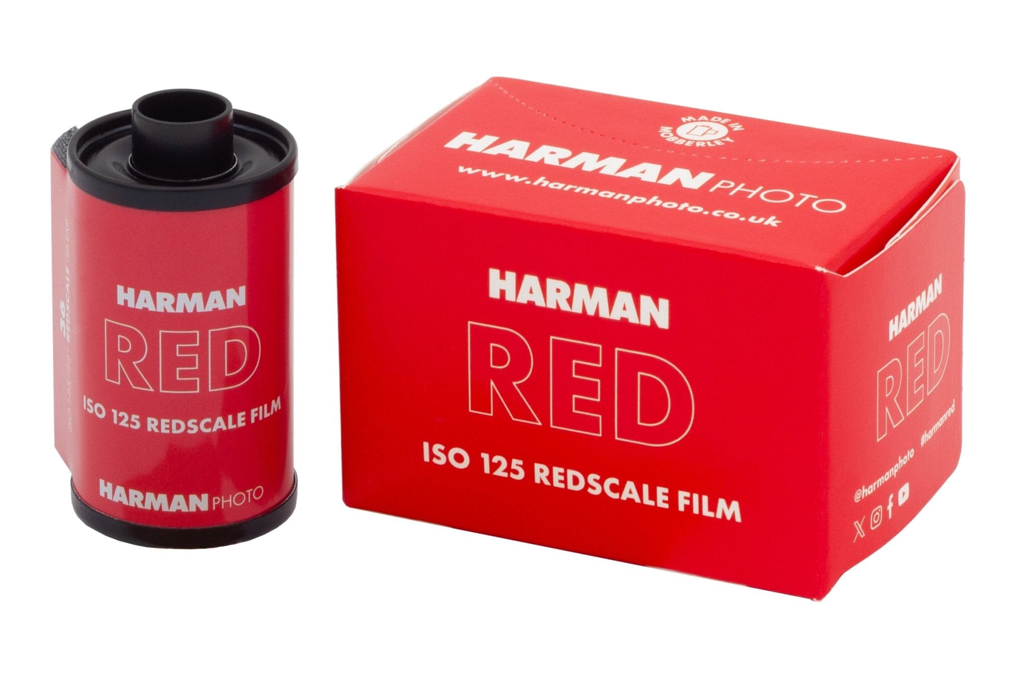 HARMAN RED 125 Redscale Film (35mm Roll Film, 36 Exposures) - B&C Camera