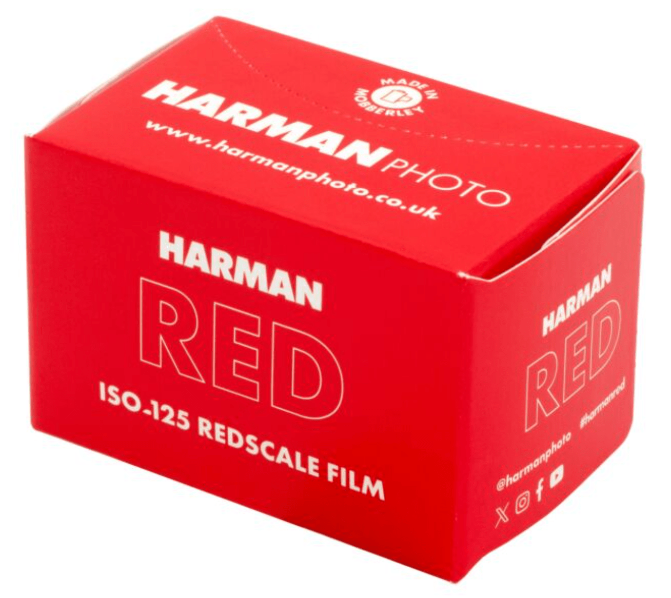 HARMAN RED 125 Redscale Film (35mm Roll Film, 36 Exposures) - B&C Camera