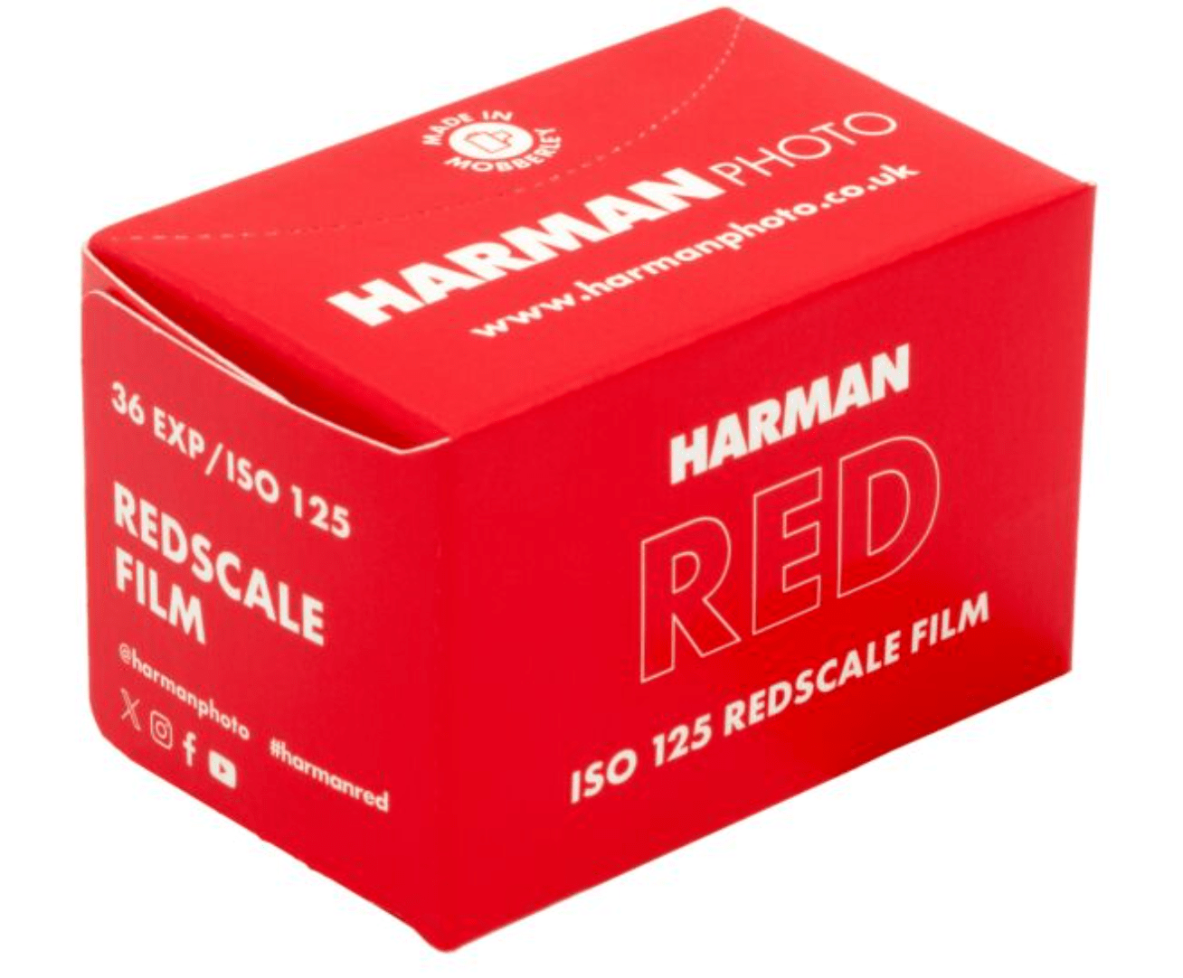 HARMAN RED 125 Redscale Film (35mm Roll Film, 36 Exposures) - B&C Camera