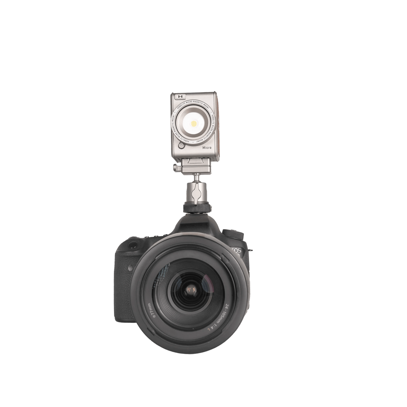 Hobolite V-mount Quick Lock Ballhead Cold Shoe Adapter - B&C Camera