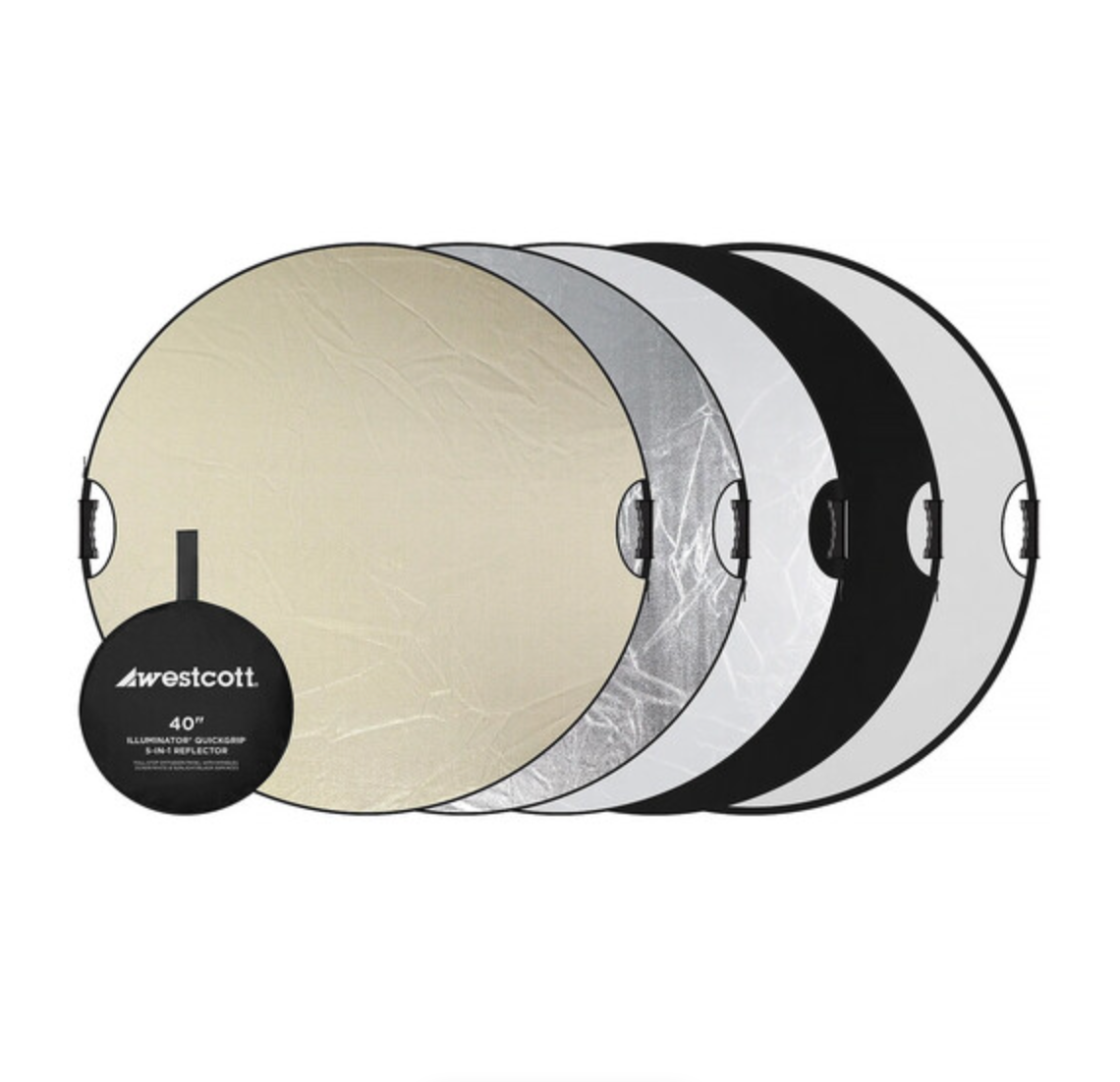 Shop Westcott Illuminator QuickGrip 5-in-1 Reflector (40") by Westcott at B&C Camera