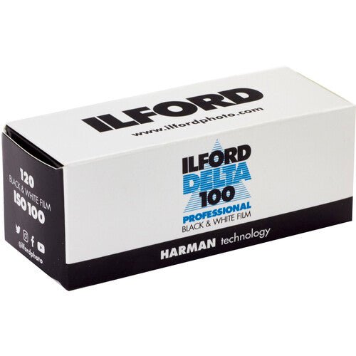 Ilford Delta 100 Professional Black and White Negative Film (120 Roll Film) - B&C Camera