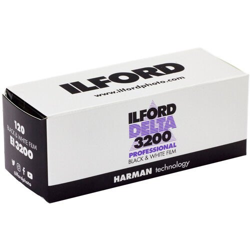 Ilford Delta 3200 Professional Black and White Negative Film (120 Roll Film) - B&C Camera